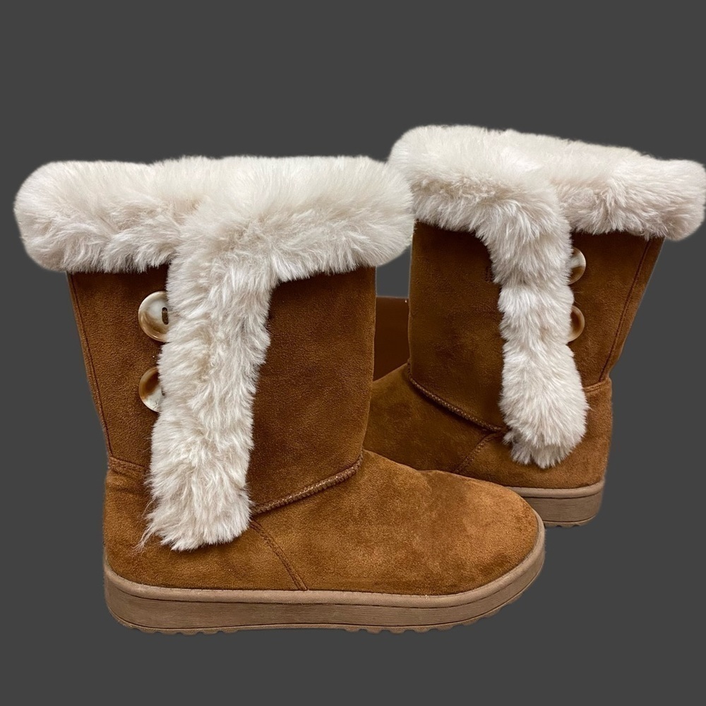 SO Girl 5M Brown Boots Fur Lined